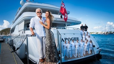 Tỷ phú chơi siêu du thuyền tốn 12 tỷ/tuần