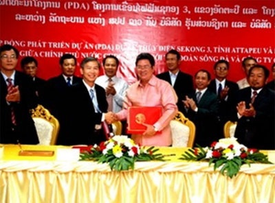 Việt Nam đầu tư hai dự án thủy điện tại nam Lào - 1 Việt Nam đầu tư hai dự án thủy điện tại nam Lào