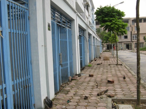 Nhà triệu đô Văn Phú biến thành chuồng gà, vịt - 5 Gà vịt thả nuôi trong khu nhà triệu đô