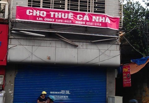 Nhà riêng cho thuê văn phòng: Ngồi ngáp chờ khách - 1 Chịu thiệt để giữ khách