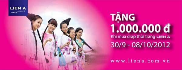 Liên Á tặng 1 triệu đồng khi mua drap thời trang và nhiều ưu đãi khác - 1 Theo đó,