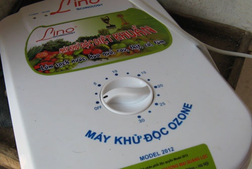 "Máy khử độc" bán rong giá "trên trời" - 2 Máy khử độc bán giá trên trời, khuyến mãi nhập nhèm, khiến nhiều người dân mất tiền oan
