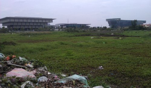 Dự án vẫn chỉ là bãi đất hoang