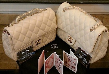 Hô biến mác gia công 500 đồng thành hàng hiệu xách tay - 1 Túi Chanel fake (nhái) cũng có nhãn mác y hệt hàng xịn