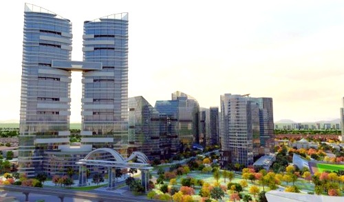 Nhà đất “chết lặng” cuối năm - 1 Giá chào bán đất nền tại dự án Kim Chung Di Trạch đã giảm khoảng 20 đến 25 triệu đồng/m2 tùy loại.