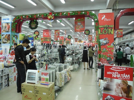 Hàng điện máy sôi động mùa giảm giá cuối năm
