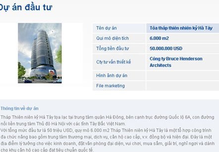 Thông tin dự án đến nay đã trở nên lố bịch.