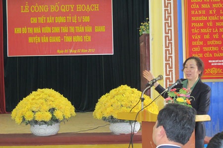 Lễ công bố chính thức dự án Khu đô thị sinh thái Văn Giang