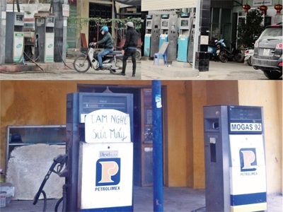 Nhiều cây xăng găm hàng - 1 Hôm qua, một số cây xăng ở Hà Nội và các tỉnh lân cận ngừng bán với lý do “sửa chữa”, “mất điện”...