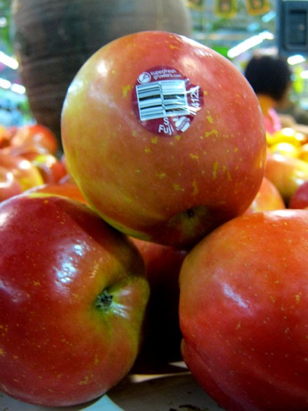 Không có chuyện dán cờ nước sản xuất trên hoa quả - 3 Một loại táo có xuất xứ từ Mỹ.
