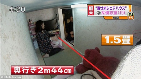 Nhà “quan tài” ở Tokyo - 1 Một người dân