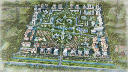 Viglacera nhận đề cử giải thưởng Asia Top ten Awards 2013 - 2 Phối cảnh khu đô thị Đặng Xá.