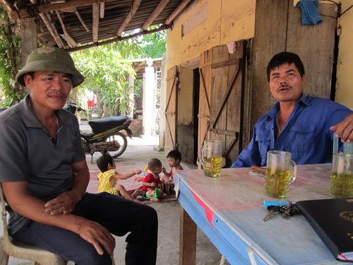 Lộn xộn lao động Trung Quốc - 2 Một khu nhà ở tạm bợ của người lao động Trung Quốc tại Khu Kinh tế Vũng Áng