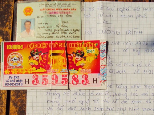 Vụ vé số rách: Thêm trường hợp đòi Bộ Tài chính trả thưởng