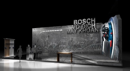 Phối cảnh bức tranh bê tông siêu “khủng”