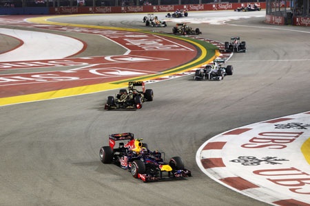 Tiết kiệm 30% giá vé đua công thức 1 Singapore Grand Prix - 3 Đường đua Marina Bay Street Circuit lung linh và sôi động vào ban đêm