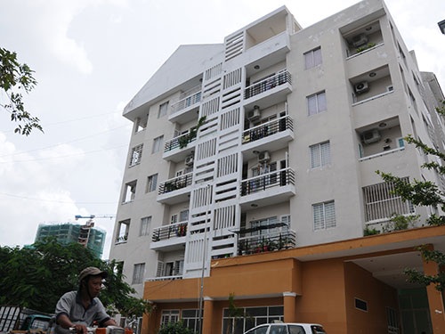 Rào cản gói 30.000 tỉ đồng - 1 Một dự án nhà ở tại TP HCM vừa hoàn thành.