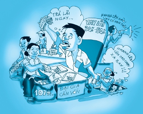 Lòng tham “nuôi” tín dụng đen - 1 Lòng tham “nuôi” tín dụng đen