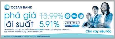 Ế vốn, ngân hàng “phá giá lãi suất” còn 5.91% - 2 “Phá giá lãi suất”, ai cũng có lợi...