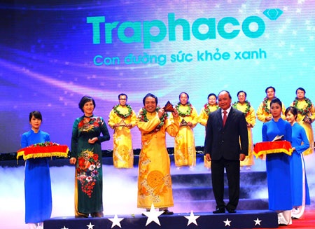Traphaco là 1 trong 10 doanh nghiệp lọt top 10 Sao Vàng Đất Việt.