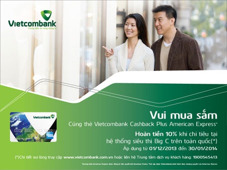 Hàng ngàn ưu đãi dành cho chủ thẻ Vietcombank trong dịp Giáng sinh và Năm mới 2014 - 2 Hàng ngàn ưu đãi dành cho chủ thẻ Vietcombank trong dịp Giáng sinh và Năm mới 2014