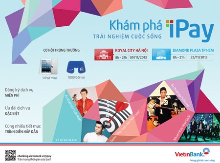 Cơ hội trúng iPad mini tại Royal City và Diamond Plaza