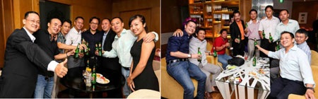 Quà Tết đón năm mới bừng khát vọng - 1 Nhiều doanh nhân chọn bia để đối đãi khách trong những buổi giao thương đẳng cấp.