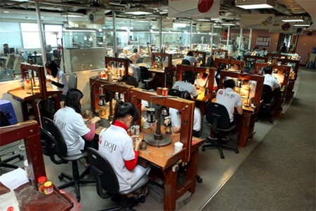 Xưởng sản xuất được đầu tư quy mô và hiện đại