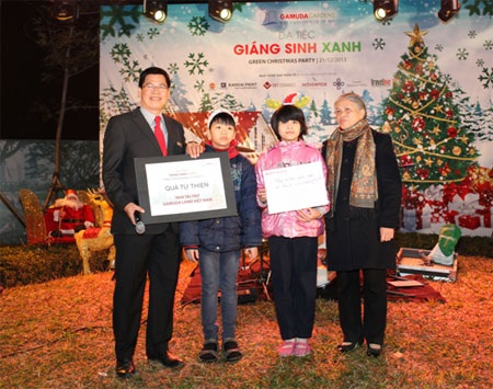 Gamuda Gardens rực rỡ đêm tiệc Giáng Sinh Xanh