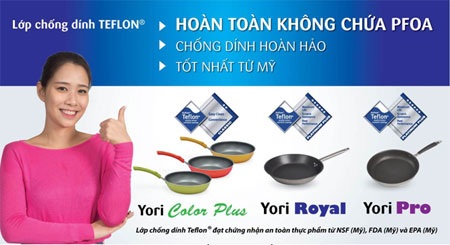 Chảo chống dính có an toàn cho sức khỏe? - 2 Các dòng chảo chống dính cao cấp của YORI