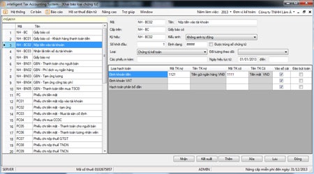 Khai báo các bút toán mẫu linh hoạt và hạch toán tự động theo các mẫu đã khai báo