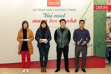 CANIFA trao giải chương trình Vui Noel mang len về nhà - 1 Lễ trao giải chương trình Vui Noel mang len về nhà