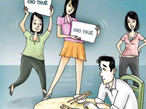 Quảng cáo học hộ, học thuê nhan nhản trên mạng và nơi công cộng. (Ảnh minh họa)