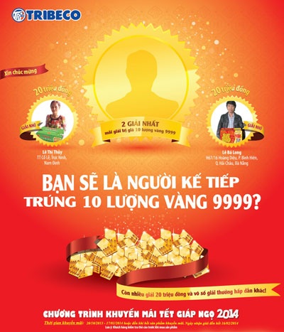 Tribeco: Giải thưởng “khủng” đón Tết Giáp Ngọ - 1 Vàng 9999 vẫn đang chờ người trúng thưởng