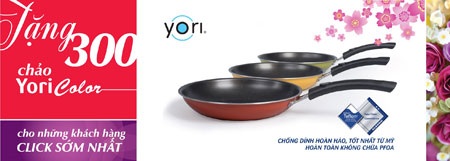 Modern Life tặng chảo Yori Color miễn phí - 2 Link tham gia chương trình: