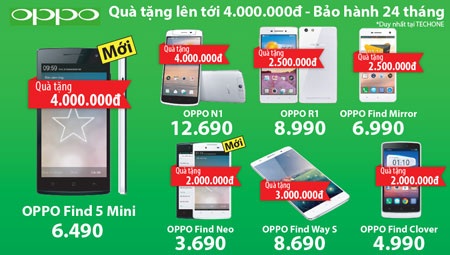 TechOne tặng iPhone 5S, OPPO Find mừng khai trương siêu thi 5 và 6 - 7 III: Tặng iPhone 5S mừng khai trương