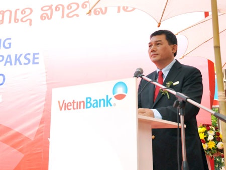 Chủ tịch HĐQT Phạm Huy Hùng phát biểu khai mạc buổi lễ