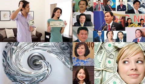 Đại gia Việt đưa hết tiền cho vợ giữ - 1 Nhiều đại gia nắm rất ít cổ phiếu, tài sản phần lớn dồn cho vợ con.