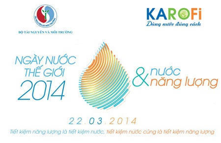 Karofi - Hành trình mang nước sạch đến với người Việt - 2 Hình ảnh ngày nước sạch kết hợp hình ảnh đại diện của Karofi