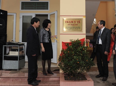 Vietcombank tài trợ 2 tỷ đồng xây dựng trạm y tế xã Trực Mỹ (Trực Ninh, Nam Định) - 1 Vietcombank tài trợ 2 tỷ đồng xây dựng trạm y tế xã Trực Mỹ (Trực Ninh, Nam Định)