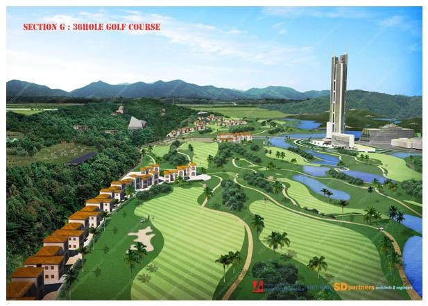 Siêu dự án Dream City 1,5 tỷ USD chỉ là "giấc mơ"? - 1 Phối cảnh khu sân golf của dự án Dream City.