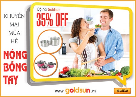 Chào hè: Goldsun tung khuyến mại 50% - 1 Máy hút khói khử mùi GS-708I