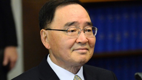 Thủ tướng Hàn Quốc Chung Hong-won đệ đơn từ chức ngày 27/4 (Ảnh: Reuters)