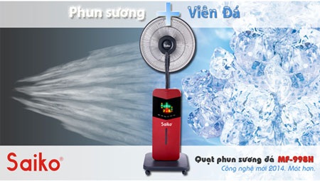 Đột phá công nghệ quạt phun sương 2014: Quạt tuyết Saiko MF-995H và MF-998H - 1 Đột phá công nghệ quạt phun sương 2014: Quạt tuyết SAIKO MF-994H