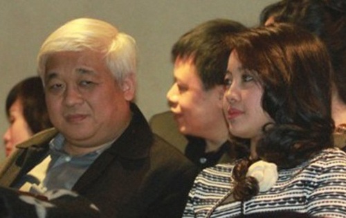 Hình ảnh gia đình hạnh phúc của bầu Kiên luôn được nhiều người ngưỡng mộ.