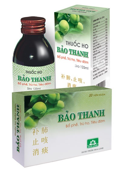 Cục Quản lý Dược trao tặng danh hiệu Ngôi sao thuốc Việt 2014 cho sản phẩm thuốc ho Bảo Thanh - 1 Siro thuốc ho và viên ngậm Bảo Thanh