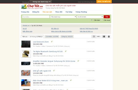 Công thức lọt top các website rao vặt lớn nhất tại Việt Nam - 2 Giao diện Chotot.vn dễ nhìn, không bị rối