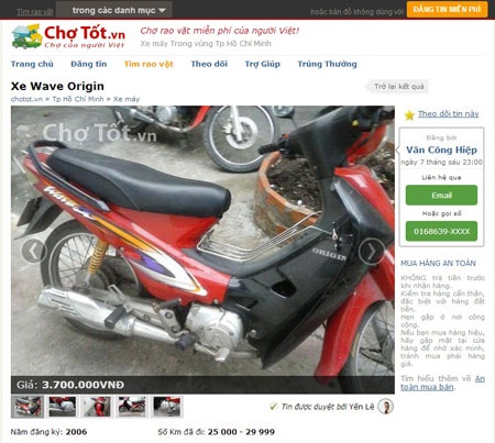 Công thức lọt top các website rao vặt lớn nhất tại Việt Nam - 3 Các tin rao vặt trên Chotot.vn đều được kiểm duyệt chặt chẽ