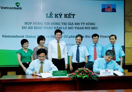 Vietcombank tài trợ 800 tỷ đồng cho mỏ than Núi Béo - 1 Vietcombank tài trợ 800 tỷ đồng cho mỏ than Núi Béo