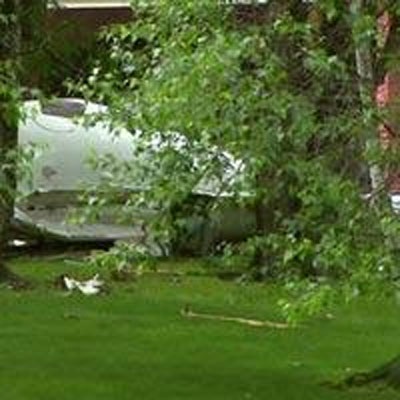 Hiện trường máy bay rơi tại Westchester, New York